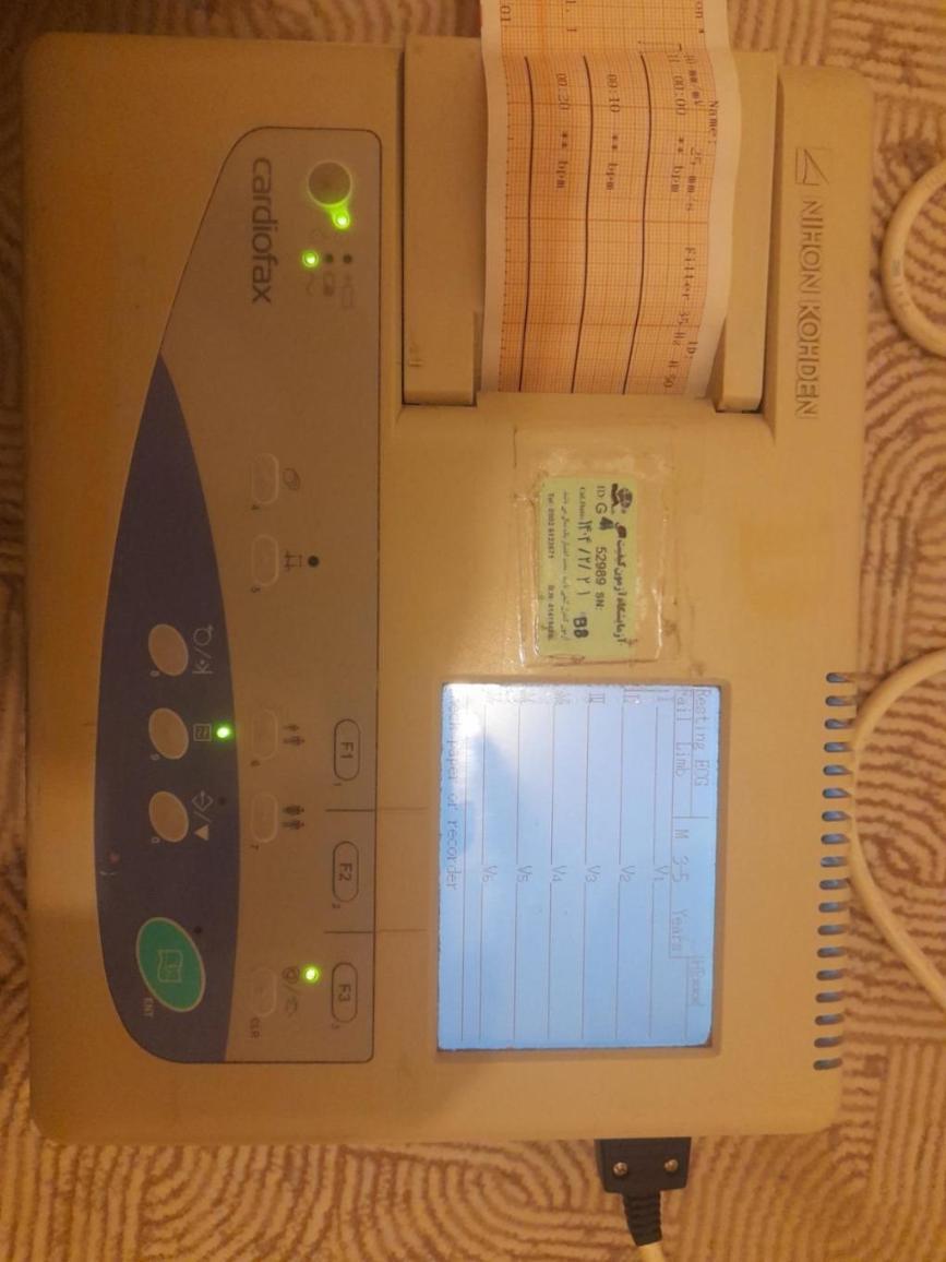 دستگاه نوار قلب ژاپنی مدل نیهون کدندست دو/مدینیوم