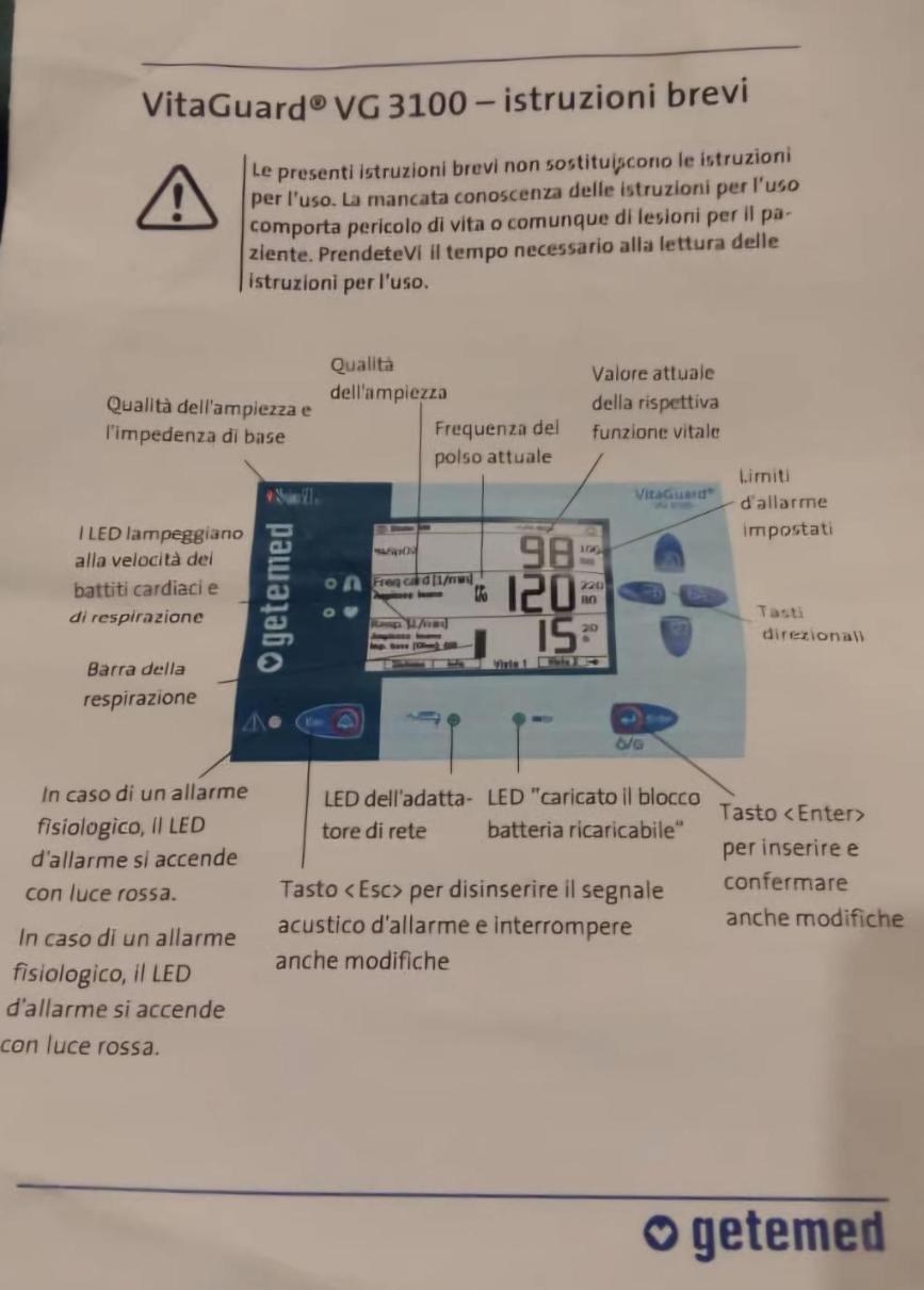 مانیتور علائم حیاتی VitaGuard VG 3100 نو/مدینیوم