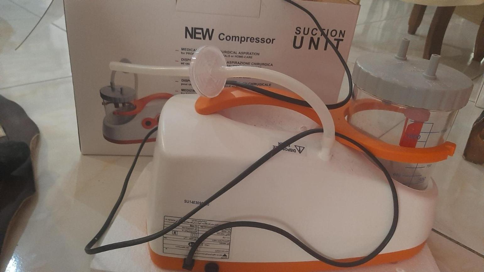دستگاه ساکشن suction unit new compressorدست دو/مدینیوم