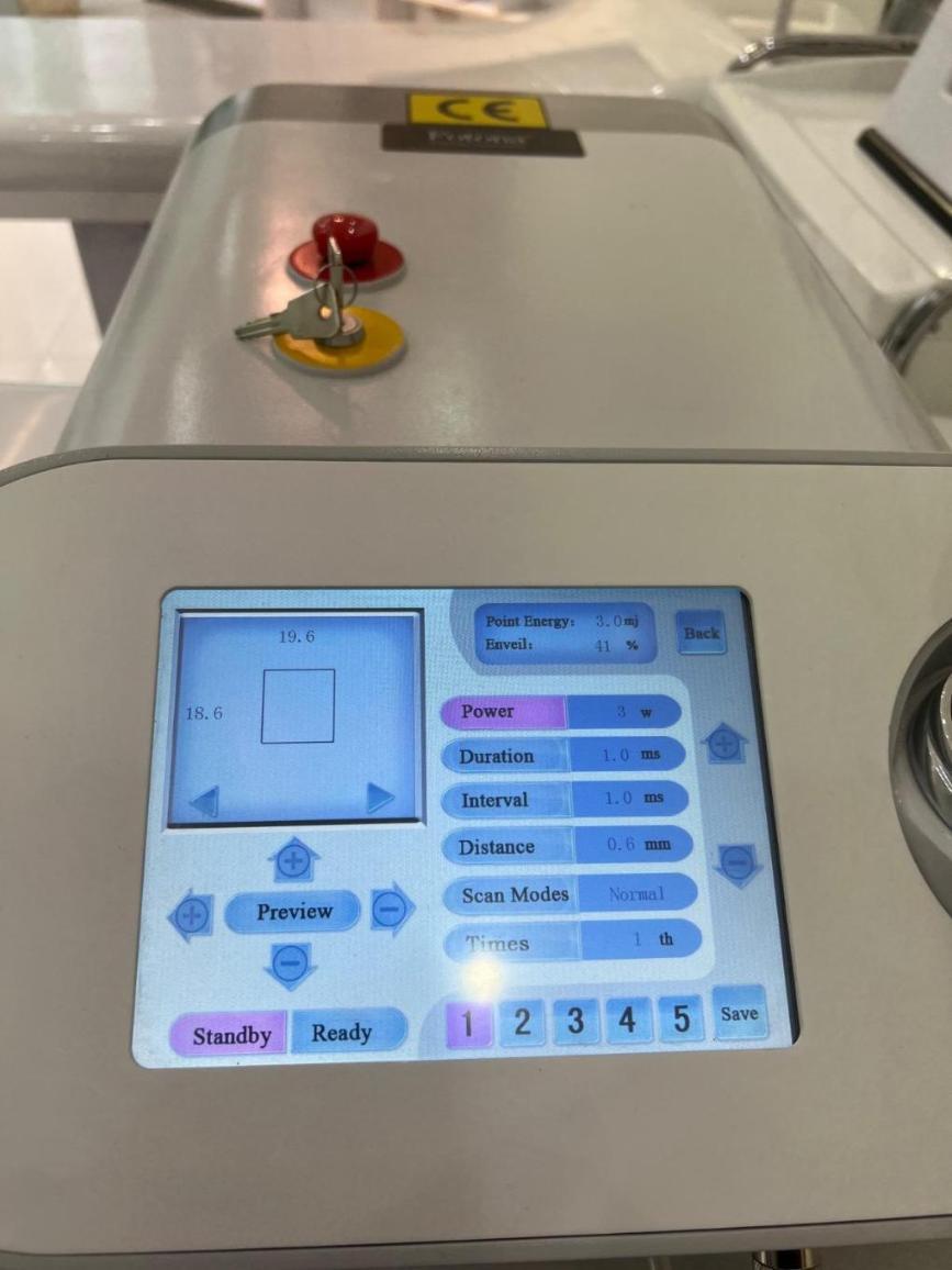 دستگاه co2 فرکشنال نو/مدینیوم