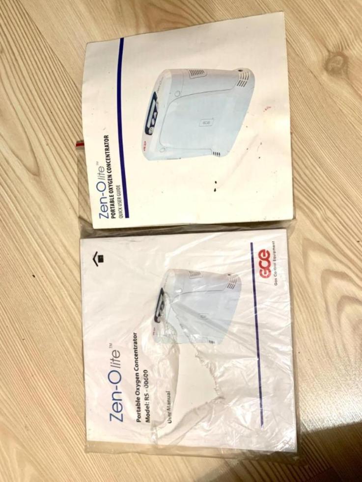 اکسیژن ساز ۵لیتری قابل حمل برند انگلیسی Zen O liteدست دو/مدینیوم