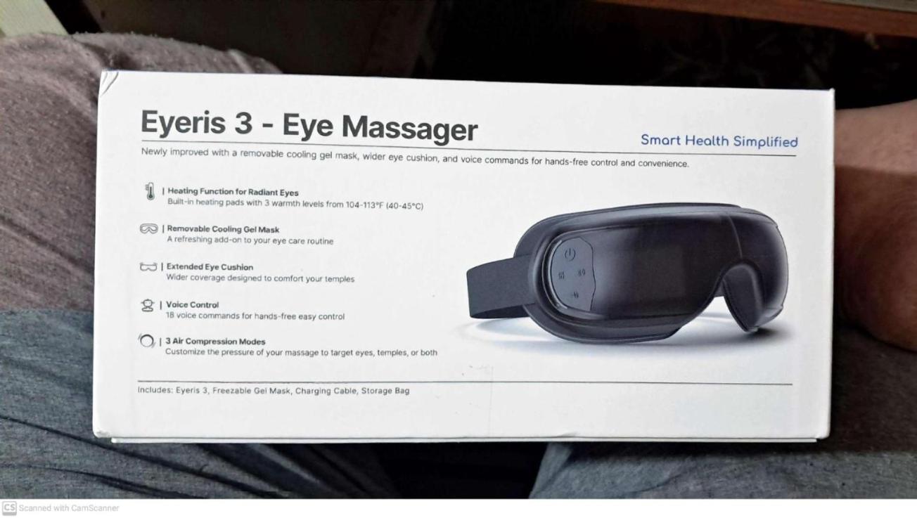 دستگاه ماساژور چشم eyerise 3 برند رنفودست دو/مدینیوم