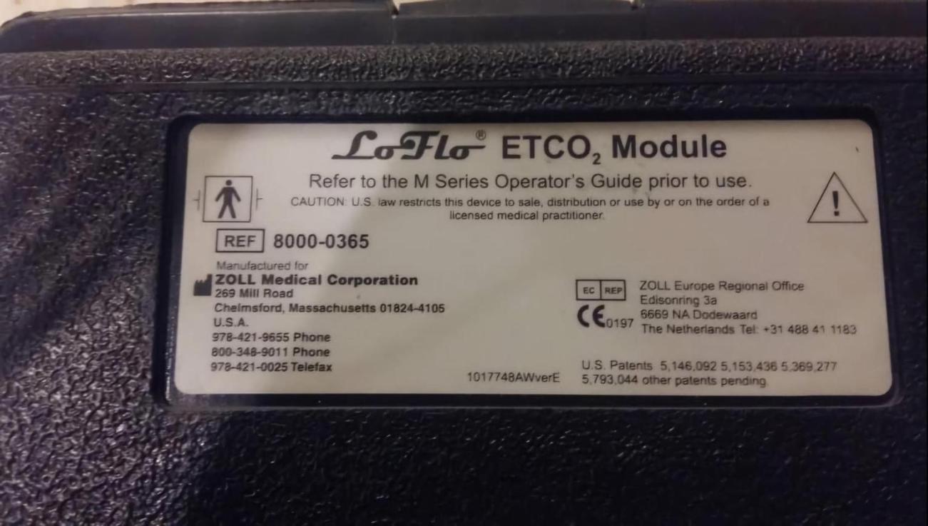 ماژول LoFlo ETCO₂ برند ZOLLنو/مدینیوم