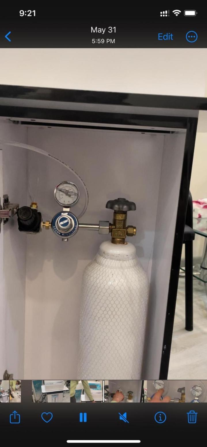 دستگاه کربوکسی تراپی برند سپید جامگاننو/مدینیوم