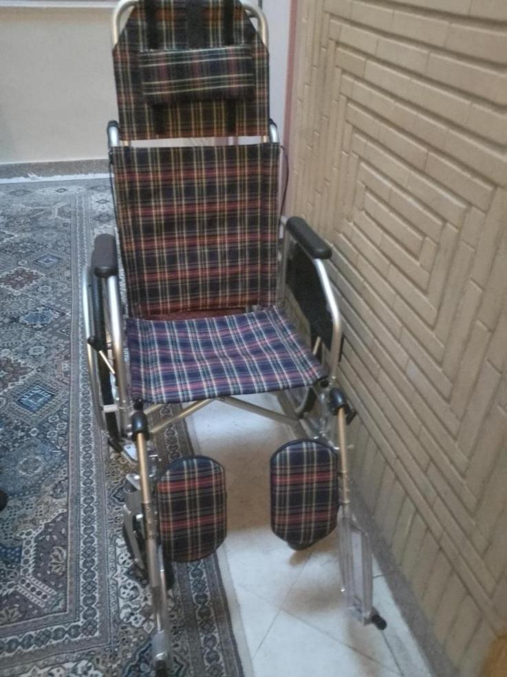 ویلچر تاشو برانکاردی سبک و ساخت کشور چیندست دو/مدینیوم