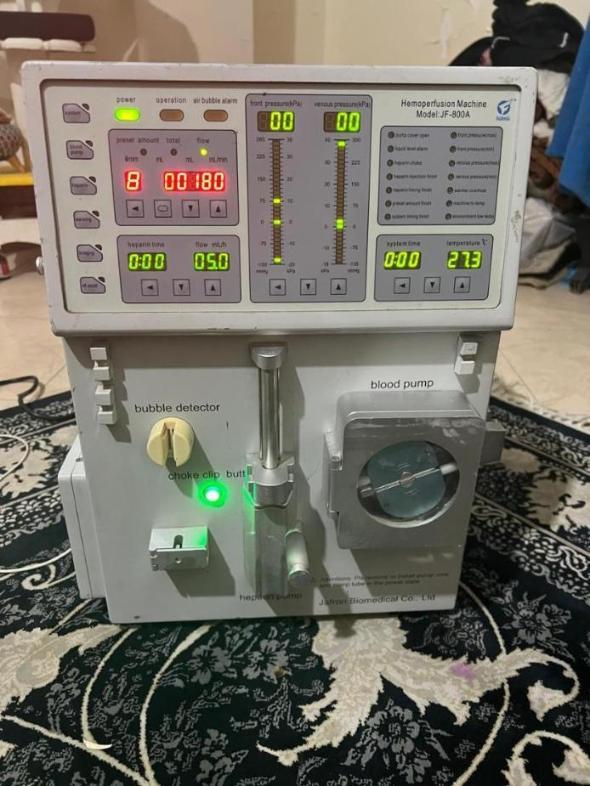 دستگاه هموپرفیوژن برند jafronدست دو/مدینیوم
