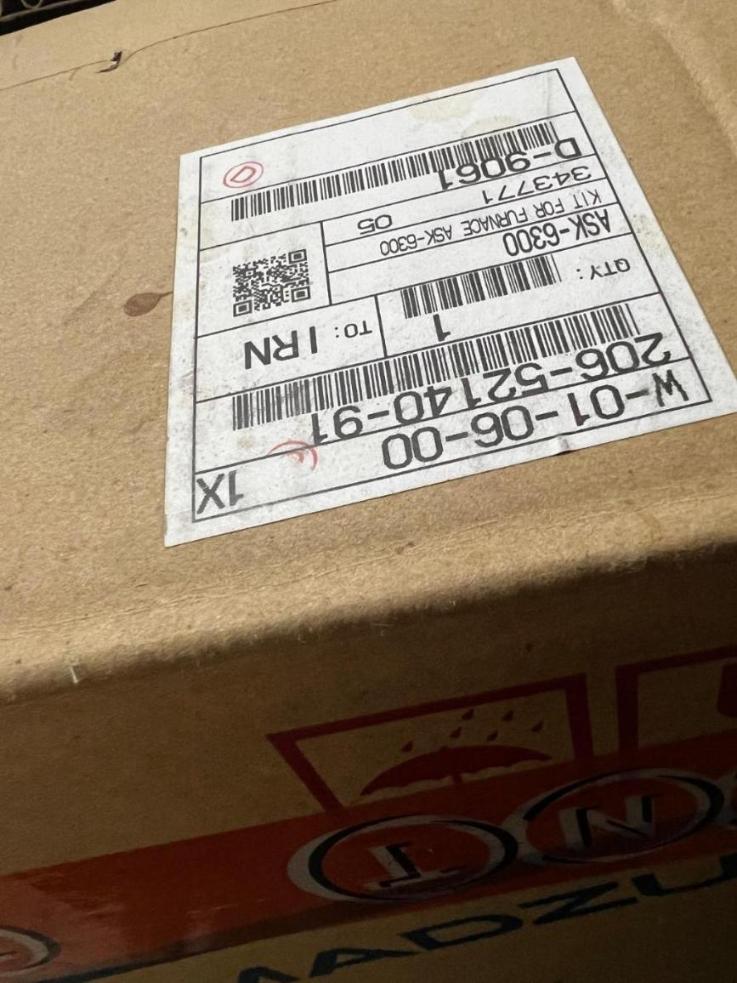 قطعات اصلي و صفر گاز كروماتوگرافي شيمازدونو/مدینیوم