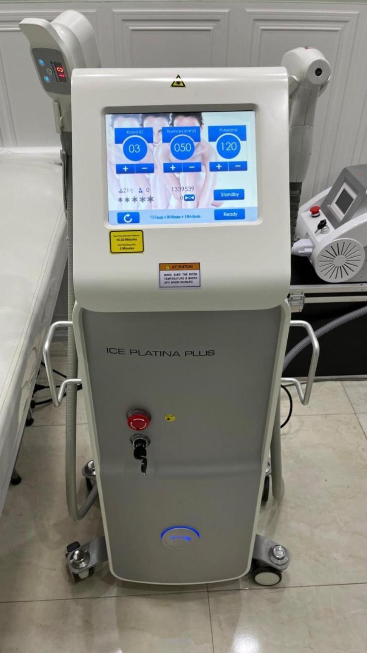 دستگاه لیزر موهای زائد آیس پلاتینا پلاسدست دو/مدینیوم