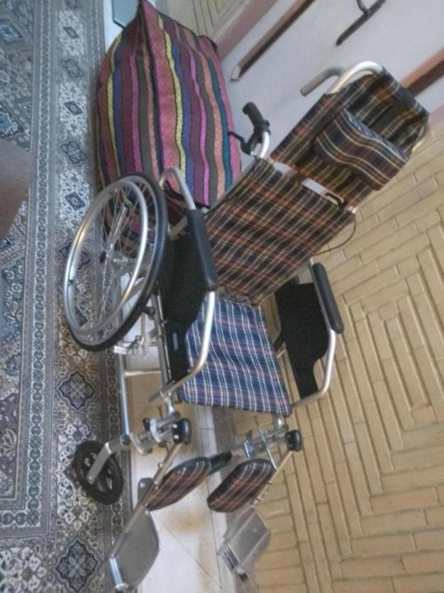 ویلچر تاشو برانکاردی سبک و ساخت کشور چیندست دو/مدینیوم