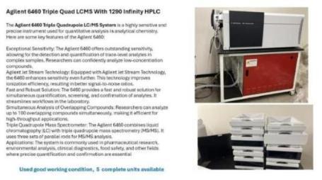 Agilent 6460 Triple Quad LCMS With 1290 infinity HPLC  /مدینیوم