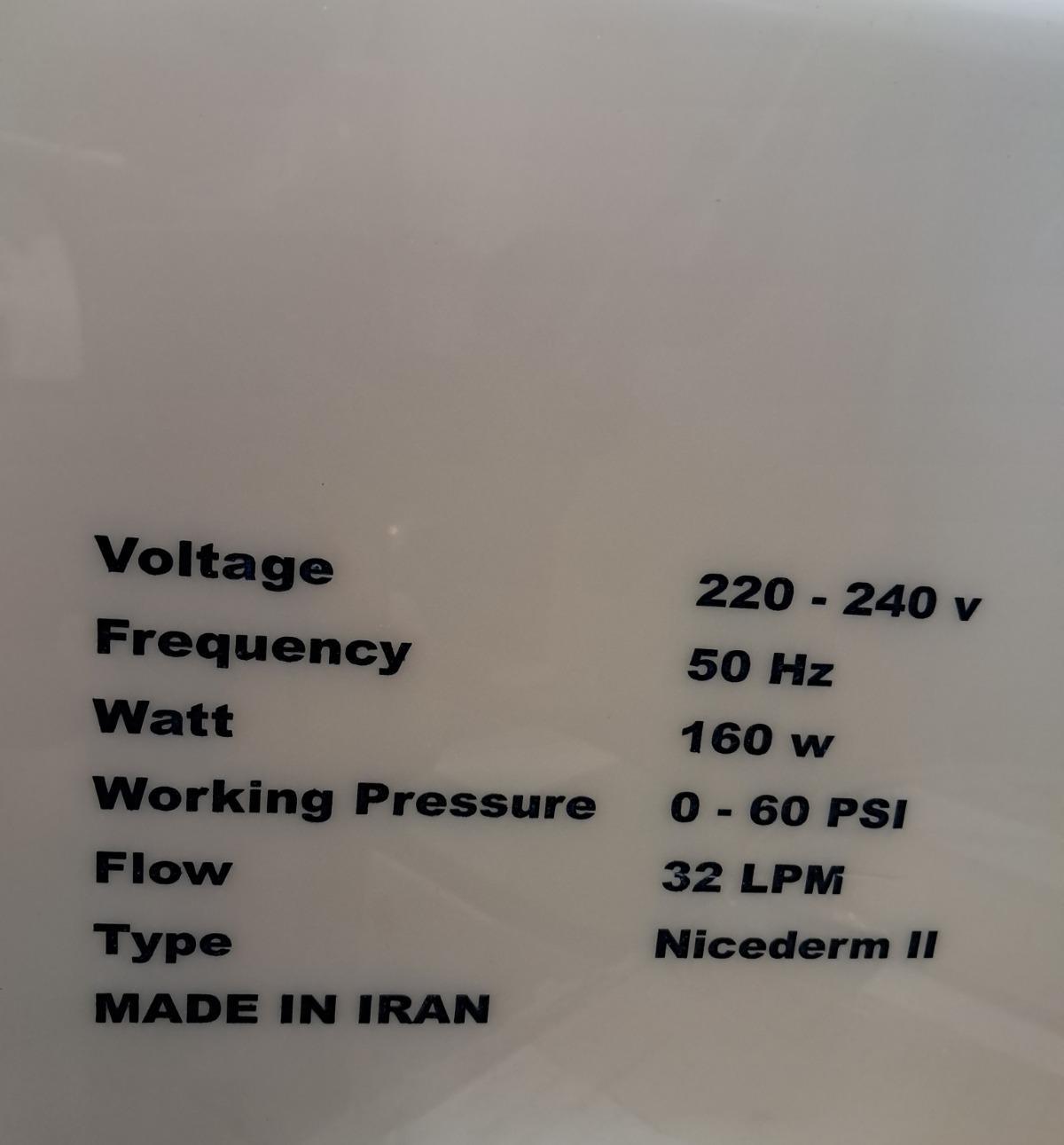 دستگاه میکرودرمnicedermدست دو/مدینیوم