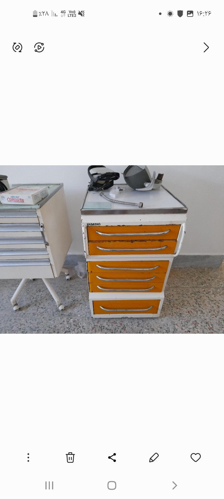 یونیت صندلی و کمپرسور استیل فیلیکس ایتالیا، کویترون با سرقلم امریکایی،کارودست دو/مدینیوم