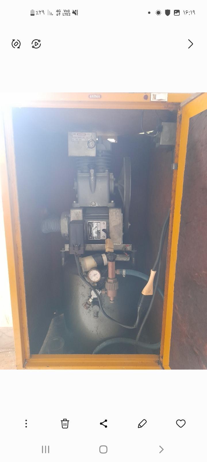 یونیت صندلی و کمپرسور استیل فیلیکس ایتالیا، کویترون با سرقلم امریکایی،کارودست دو/مدینیوم