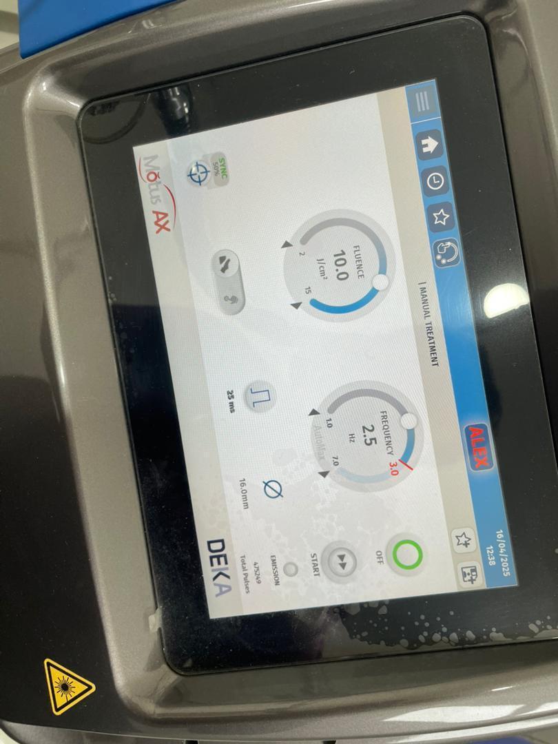 دستگاه لیزر الکس دکا موتوسدست دو/مدینیوم