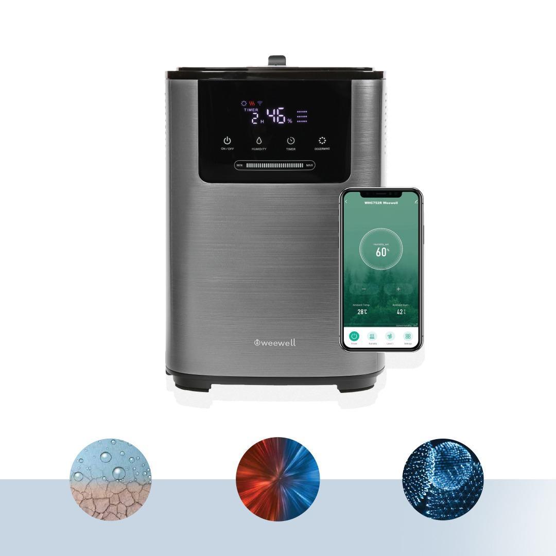 دستگاه بخور گرم و سرد هوشمند weewell نو/مدینیوم