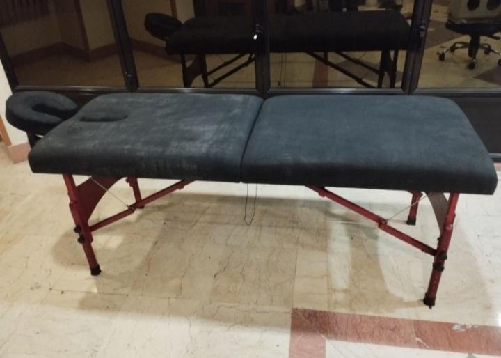 تخت ماساژ تاشو پایه آلومینیومیدست دو/مدینیوم