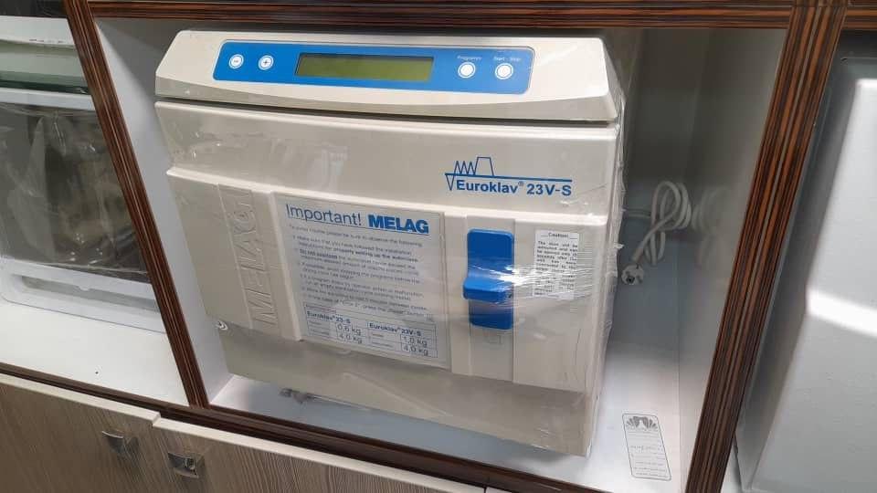 اتوکلاو ۲۳ لیتری Melag ملاگ مدل Bدست دو/مدینیوم